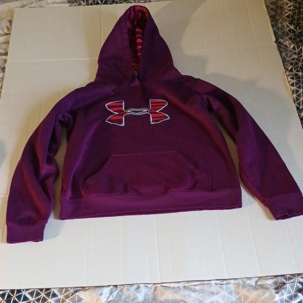 Under Armor Hoodie Purple&Pink Womans M